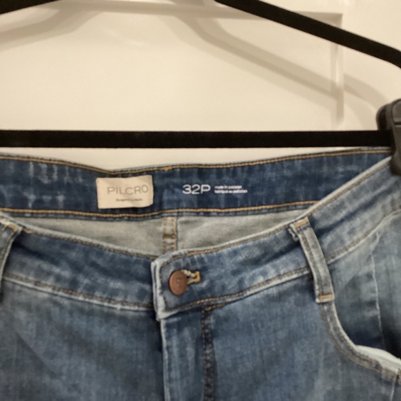 ANTHOLOGY - NWTs Kenna Mid Rise Barrel Jean by Pilcro Petite 32 - Picture 7 of 8